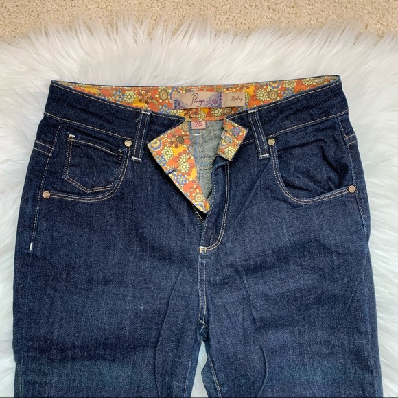 PAIGE roxley jeans dark wash size 25 bootcut flare - Picture 2 of 16